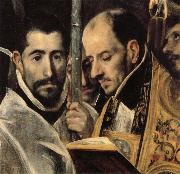 El Greco Details of The Burial of Count Orgaz oil painting artist